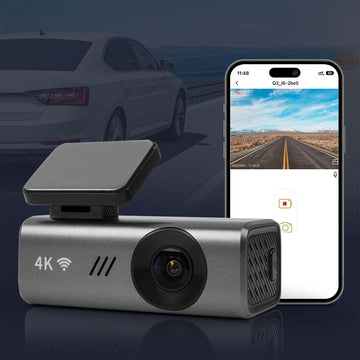 Manan 4K WiFi Dash Camera with Voice Control