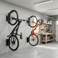 Monvelo Bike Wall Mount Swivel Bike Stand 4 PCS Vertical Rack Garage Apartment