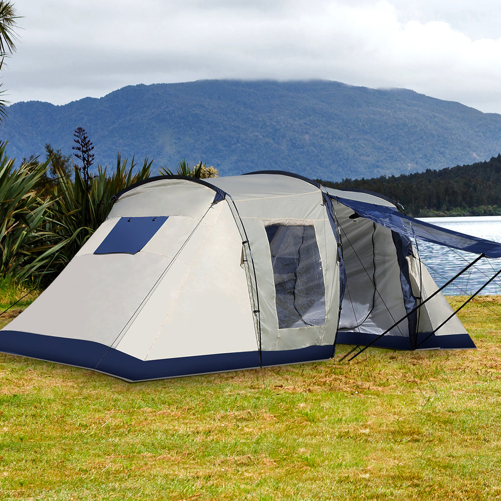 Mountview Large Family Camping Tent Blue
