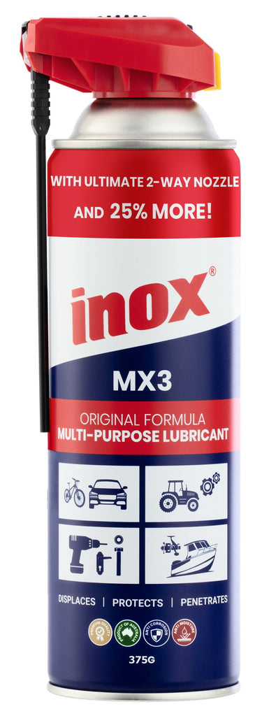 Inox MX3 Original Lubricant — 2-Way Nozzle Aerosol 375g