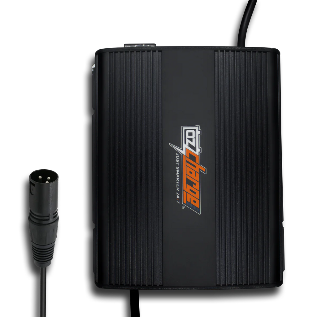 OzCharge PX-2408M 24 Volt 8AMP Charger & Maintainer with 3 Pin XLR Connector