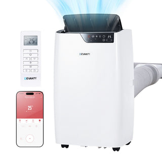 Devanti Portable Air Conditioner Dehumidifier Fan 12000BTU