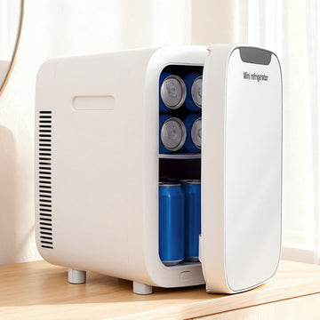 Glacio 22L Portable Mini Fridge Cooler and Warmer 12V/240V - White