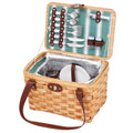 Alfresco 2 Person Willow Picnic Basket with Cooler Bag