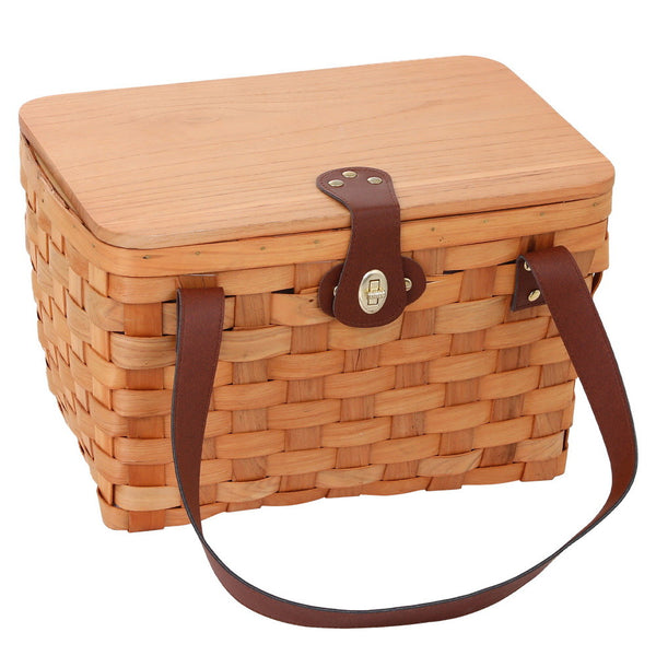 Alfresco 2 Person Willow Picnic Basket with Cooler Bag