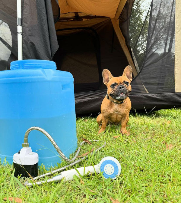 Rechargeable Camping Shower 12V by Cranky Croc