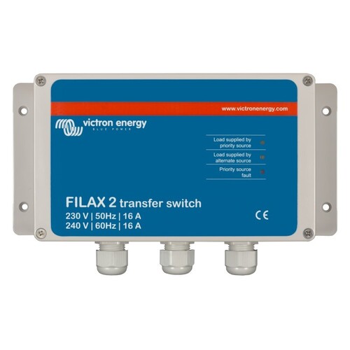 Victron Filax 2 ultra-fast AC transfer switch for caravan and RV power systems