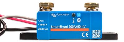 Victron Smart Shunt 500A Battery Monitor with Bluetooth IP65 Waterproof