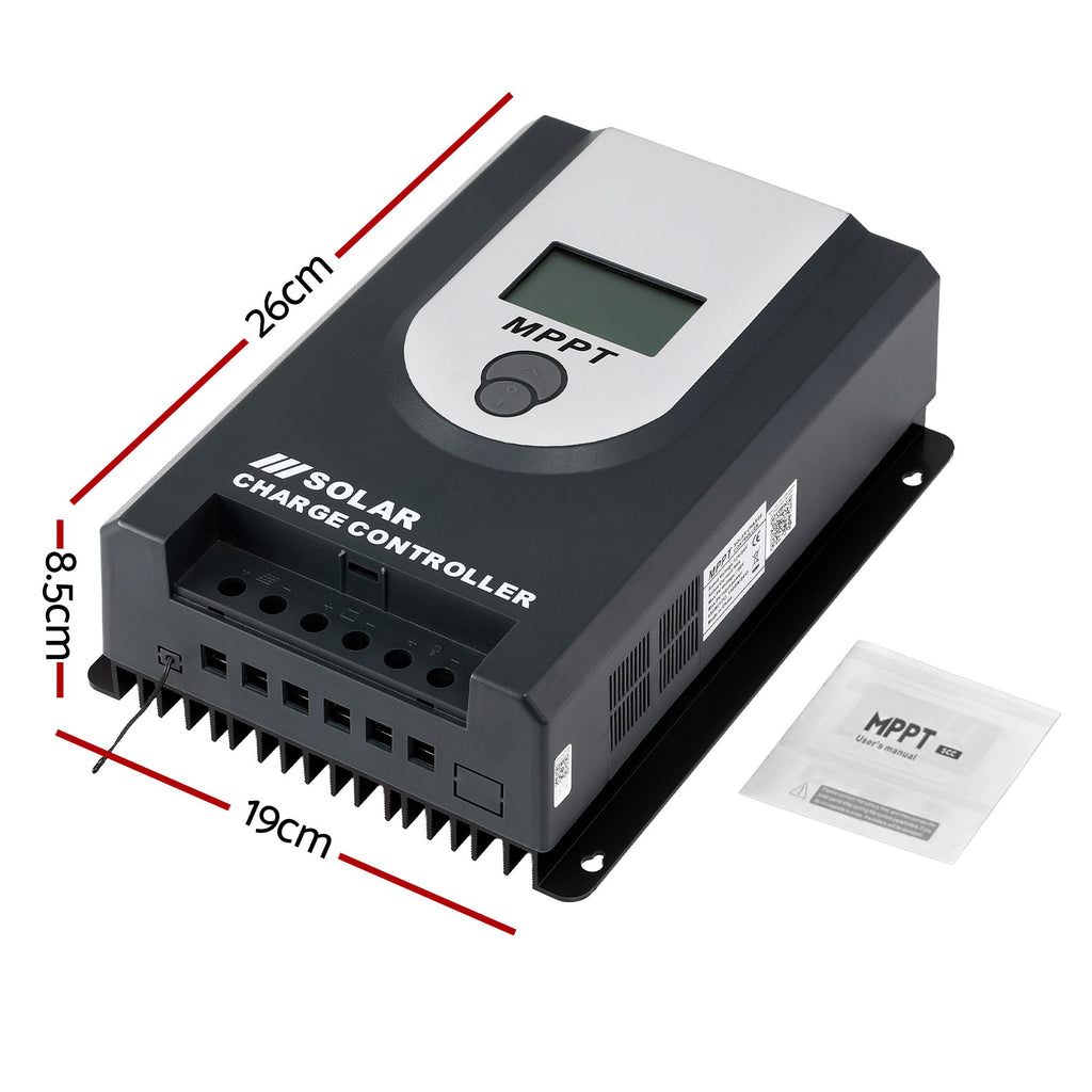 Giantz 50A MPPT Solar Charge Controller 12V/24V with Bluetooth