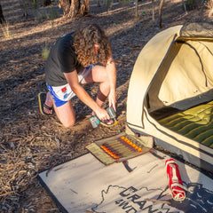 GLOW IN THE DARK! 16 Piece Screw In Tent Pegs by Cranky Croc