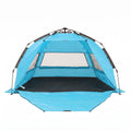 Weisshorn 3-4 Person Pop Up Beach Tent UPF 50 - Blue
