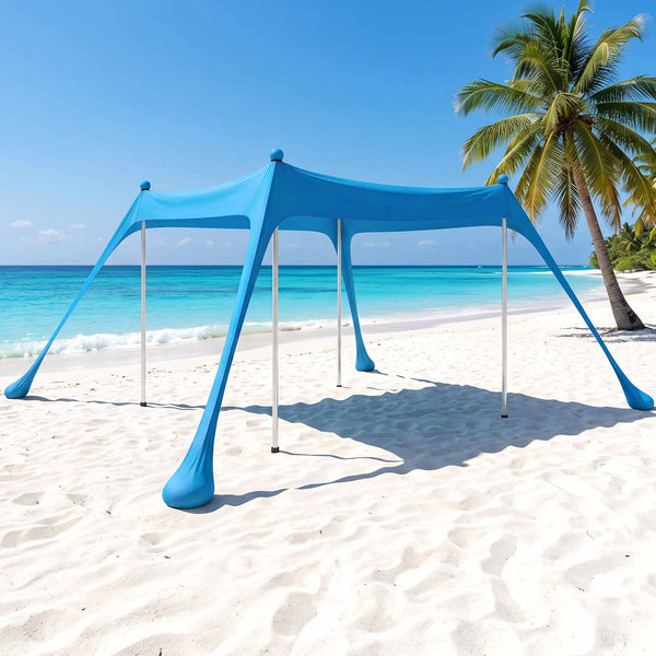 Weisshorn 3x3m Beach Sun Shelter UPF 50+ (Up to 8 People)