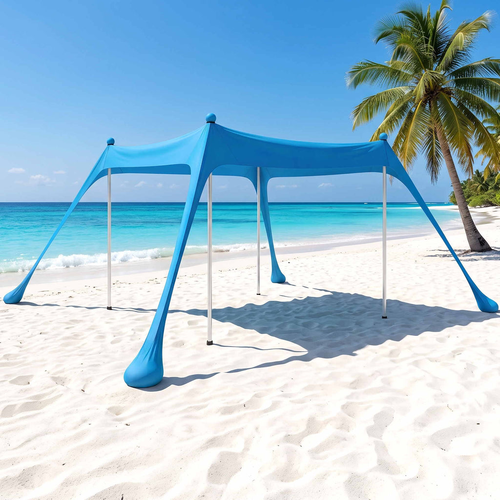Weisshorn 3x3m Beach Sun Shelter UPF 50+ (Up to 8 People)