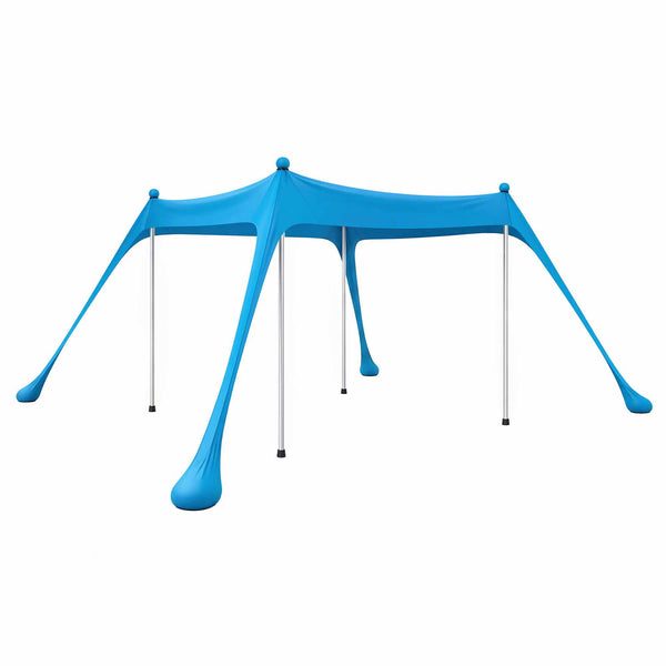 Weisshorn 3x3m Beach Sun Shelter UPF 50+ (Up to 8 People)