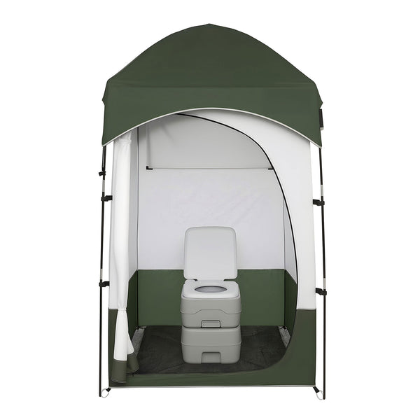 Weisshorn 20L Portable Camping Toilet with Shower and Change Tent