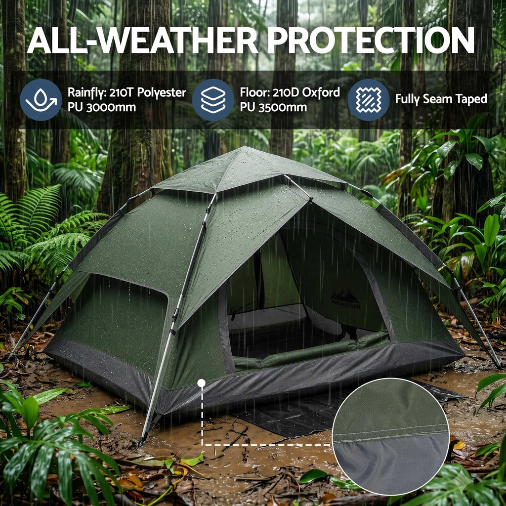 Weisshorn 2 Person Instant Pop Up Tent