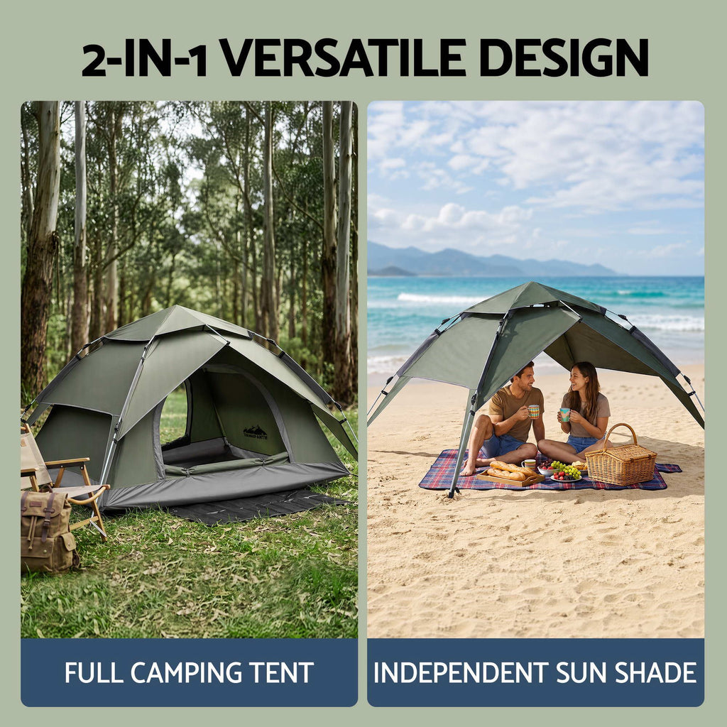 Weisshorn 2 Person Instant Pop Up Tent