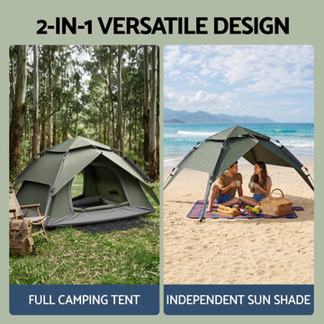 Weisshorn 2 Person Instant Pop Up Tent
