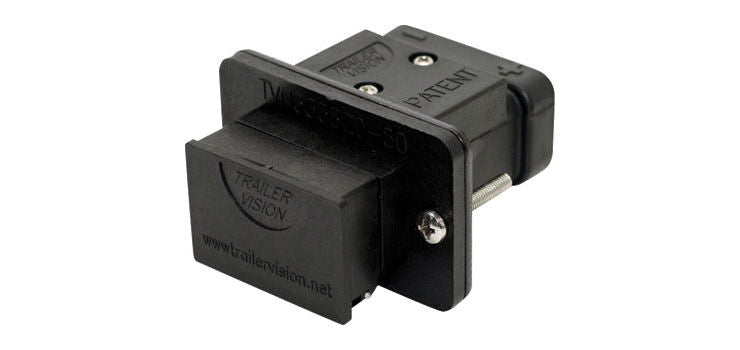 Trailer Vision 50A Black Cover Assembly - Flush Mount
