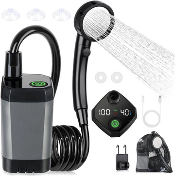 Rechargeable Portable Camping Shower Pump 6000mAh