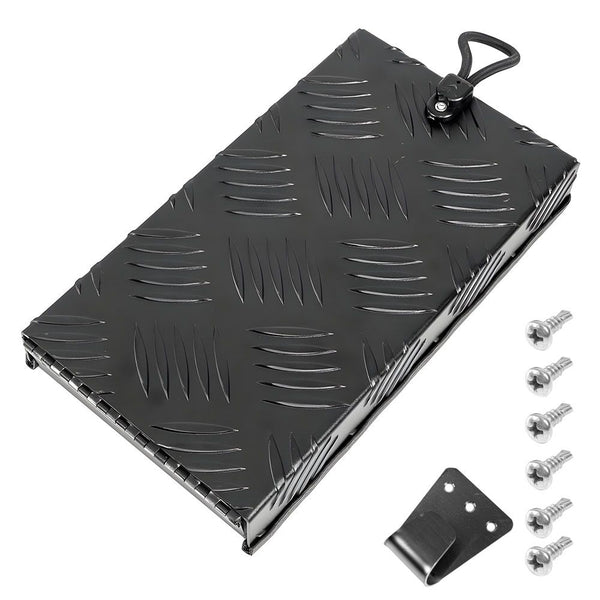 Aumerage Truma Hot Water Cowl Cover - Black Checker Plate