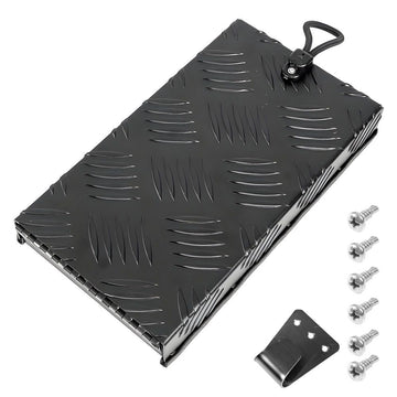 Aumerage Truma Hot Water Cowl Cover - Black Checker Plate