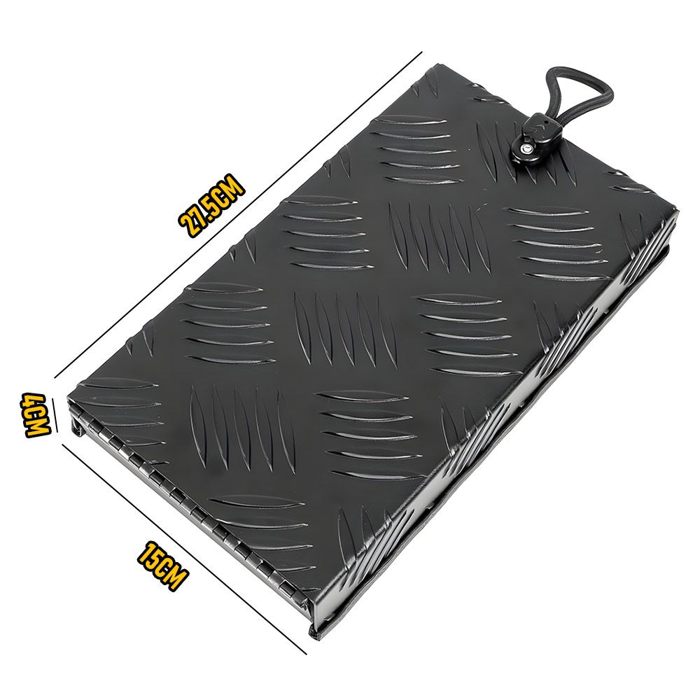 Aumerage Truma Hot Water Cowl Cover - Black Checker Plate