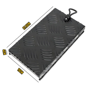 Aumerage Truma Hot Water Cowl Cover - Black Checker Plate