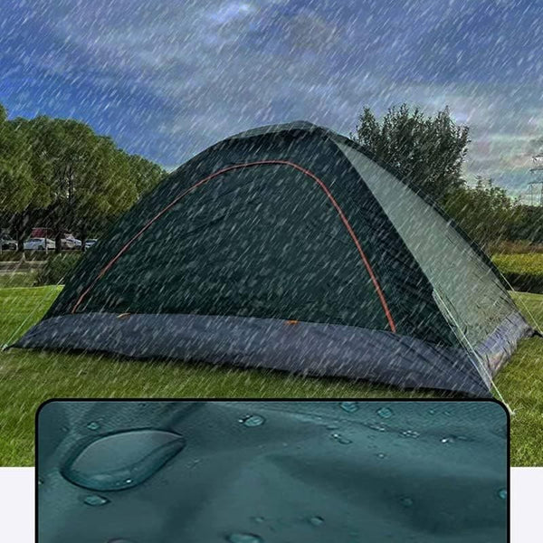 1-Person Camping Tent Automatic Pop Up Beach Tent Waterproof Wind Shelter Easy Setup, Blue, 200x100x110cm