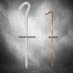 Tent peg - 8 cm / 7 inch - Metal aluminum awning peg - Camping peg Tent anchor - Silver