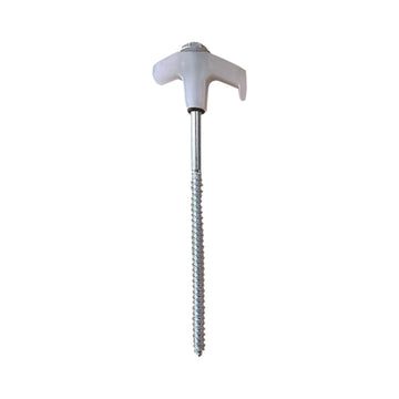 Chmadoxn Tent Stakes Heavy Duty, 8 Inch Screw in Tent Stakes, Ground Anchors Screw in, Tent Pegs Camping Stakes, Metal T