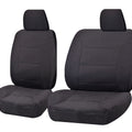 Seat Covers for TOYOTA LANDCRUISER 60.70.80 SERIES HZJ-HDJ-FZJ 1981 - 2010 TROOP CARRIER 4X4 SINGLE CAB CHASSIS FRONT BUCKET + _ BENCH CHARCOAL ALL TERRAIN