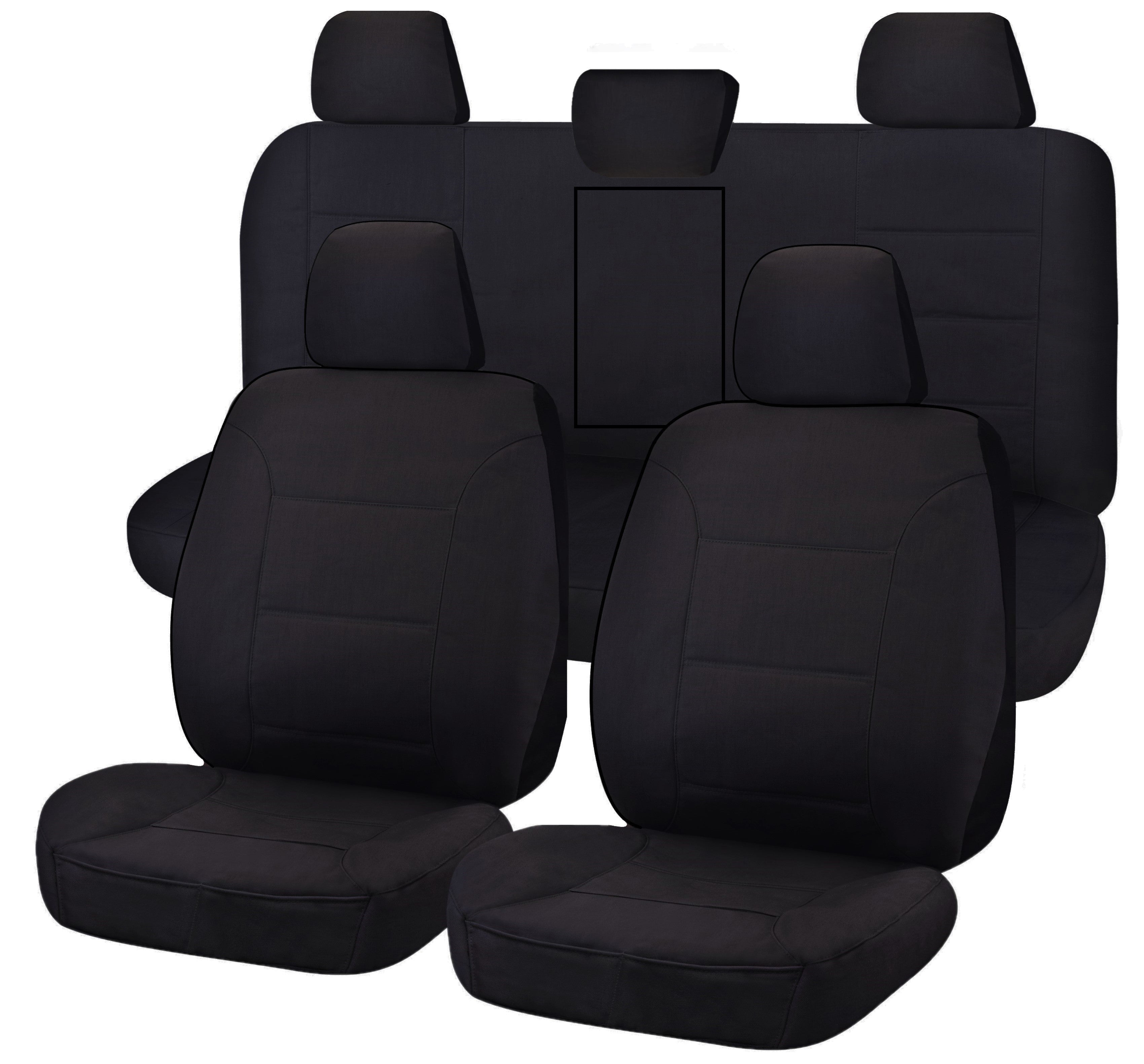 Seat Covers for TOYOTA HILUX 08/2015 ON DUAL CAB UTILITY FR 40/60