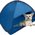 Pop-up Beach Shelter - Portable Beach Tent Anti-UV, Windproof, Picnic Tent for Small Dogs, Cats and Other Small Pets, Blue