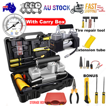 150PSI 12V Portable Tyre Inflator Compressor with Deflator