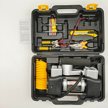 150PSI 12V Portable Tyre Inflator Compressor with Deflator