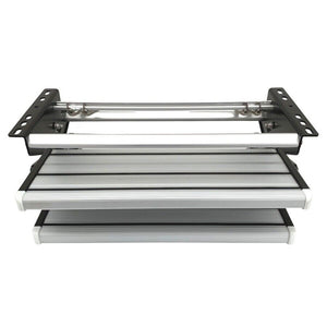 Aluminium Double Caravan Step Pull Out Folding Steps For Road RV Camper Trailer