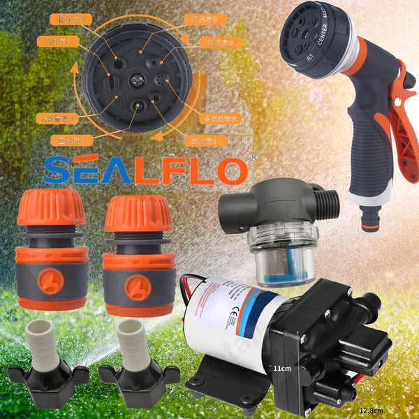 SEALFLO 12V Self-Priming Water Pump 55PSI 11.3L/M