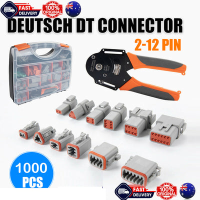 Deutsch DT 1000-Piece Connector Kit with Genuine Crimp Tool