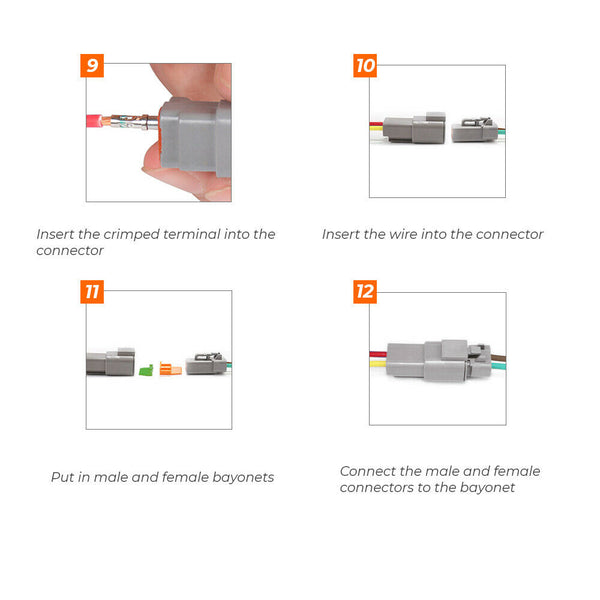 Deutsch DT 1000-Piece Connector Kit with Genuine Crimp Tool