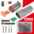 Deutsch DT Series 2-pin connector kit, 117 pieces, waterproof IP67