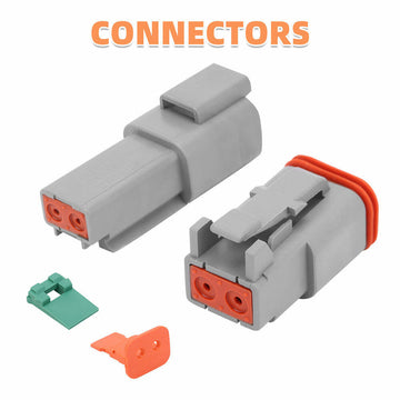 Deutsch DT Series 2-pin connector kit, 117 pieces, waterproof IP67