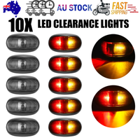 Off Road Living 10-Pack LED Clearance Side Marker Lights Amber/Red 12-24V