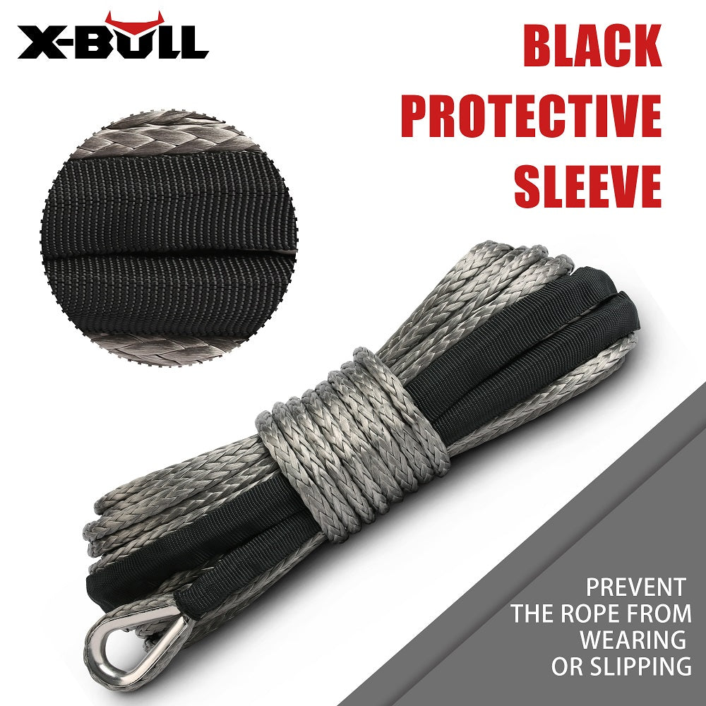 X-BULL Dyneema Synthetic Winch Rope 5.5mm x 13m