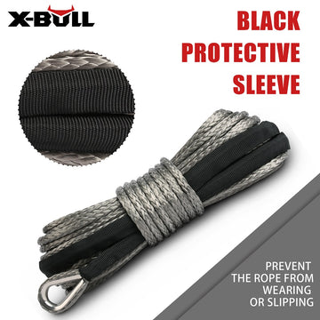 X-BULL Dyneema Synthetic Winch Rope 5.5mm x 13m