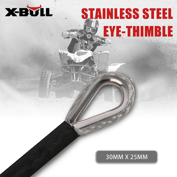 X-BULL Dyneema Synthetic Winch Rope 5.5mm x 13m