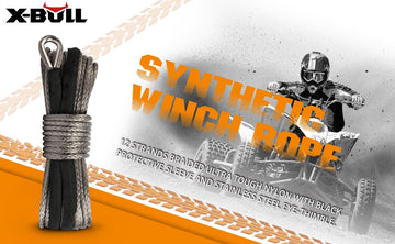 X-BULL Dyneema Synthetic Winch Rope 5.5mm x 13m