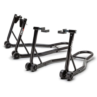 T-REX Heavy-Duty Motorcycle Front & Rear Paddock Stand Set