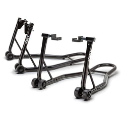 T-REX Heavy-Duty Motorcycle Front & Rear Paddock Stand Set