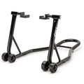 T-REX Heavy-Duty Rear Motorcycle Paddock Stand with Fork Lift
